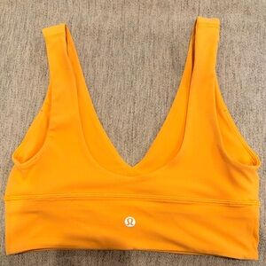 lululemon athletica Vibrant Orange Sports Bra
